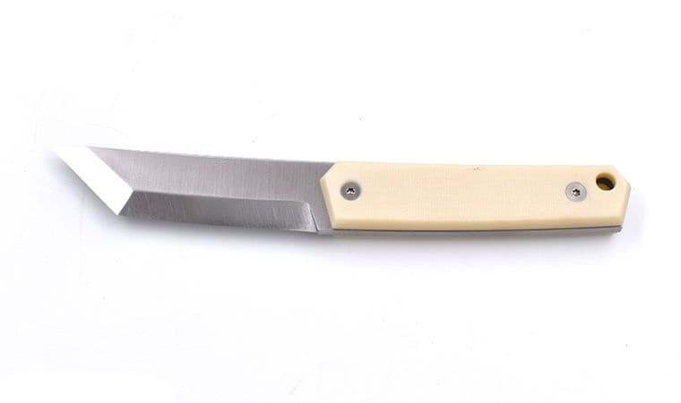 Image de Brisa - Kwaiken 90 Ivoire Micarta Scandi Cuir