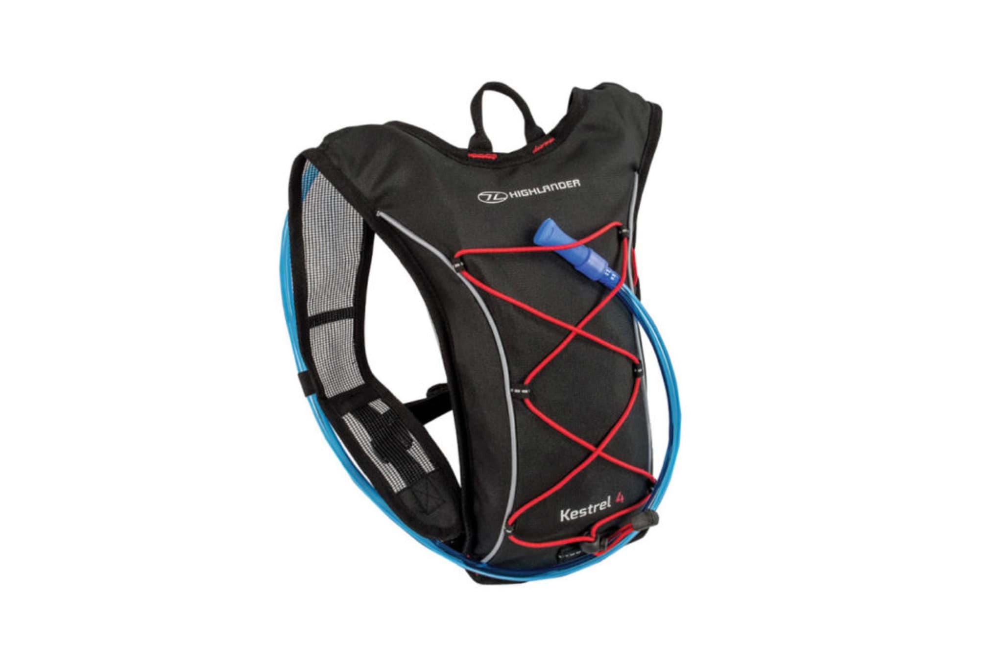 Immagine di Highlander - Kestrel 4 Hydration Pack Nero-Rosso