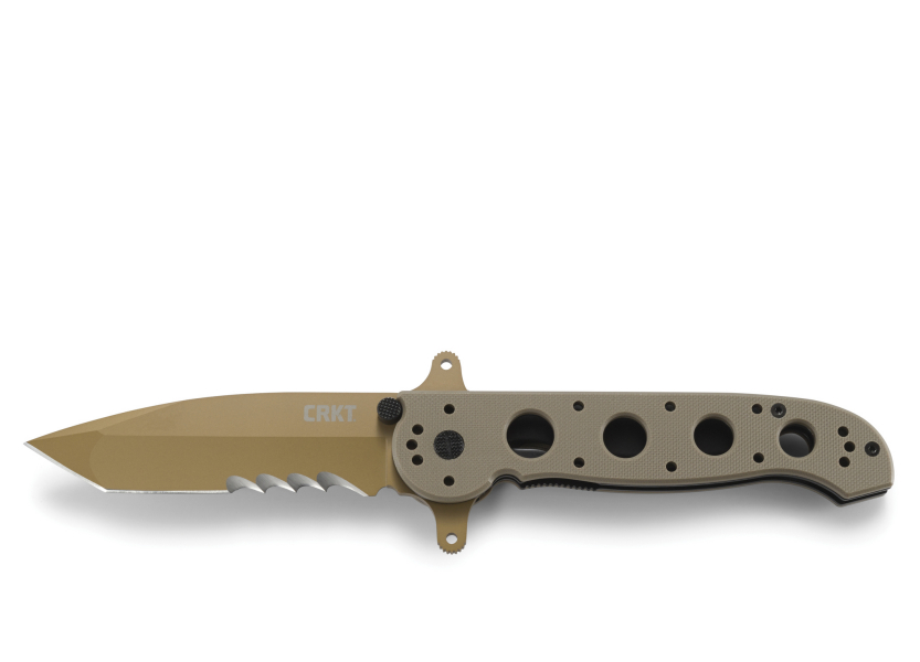 Image de CRKT - M16-14DSFG Forces Spéciales Désert Tanto Large avec Serration Veff