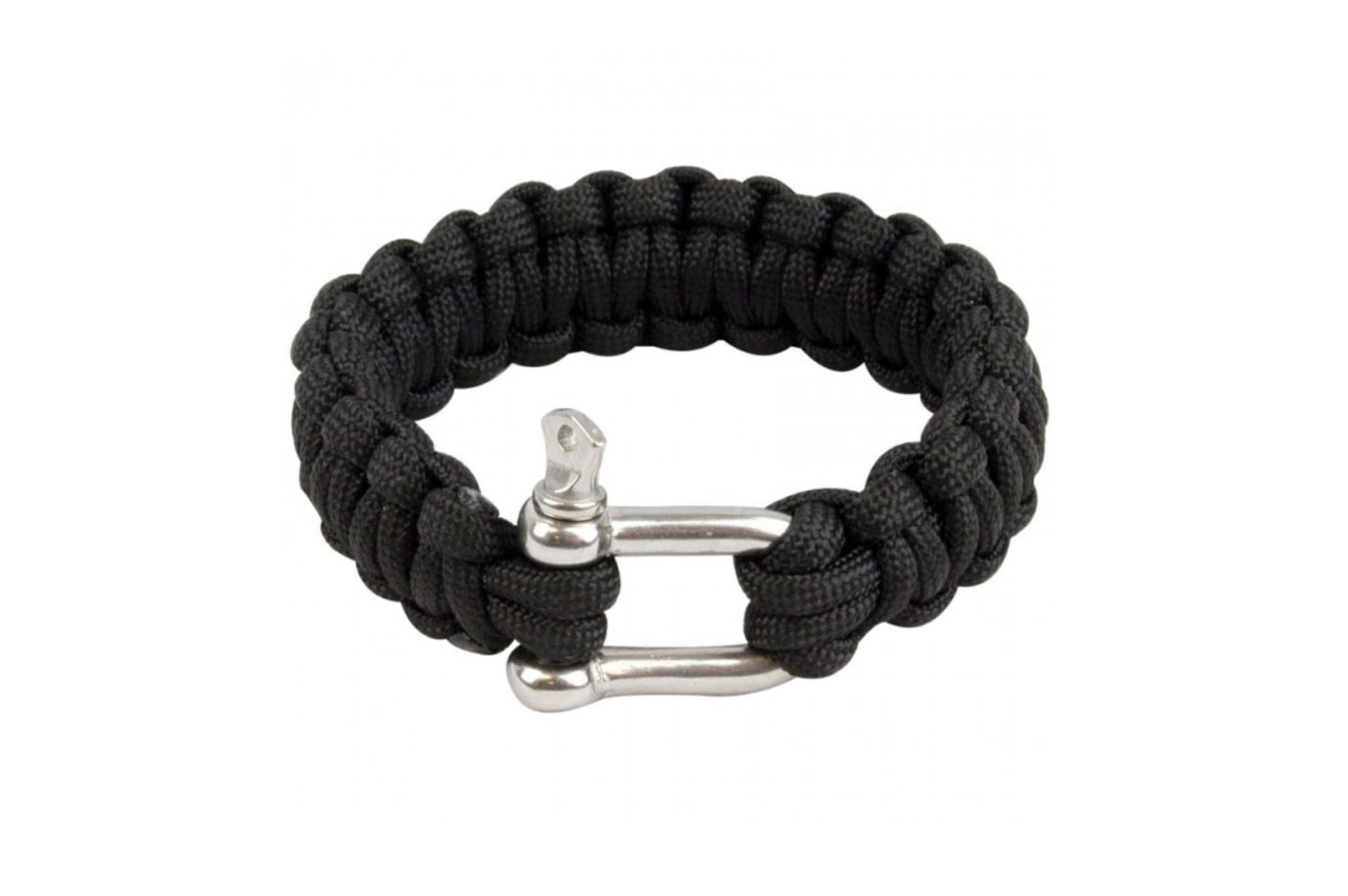 Immagine di Highlander - Bracciale Paracord D Anello Nero