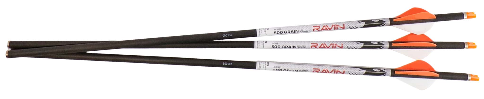 Bild von Ravin - Carbonbolzen Lighted 500 gr .001 3er-Pack
