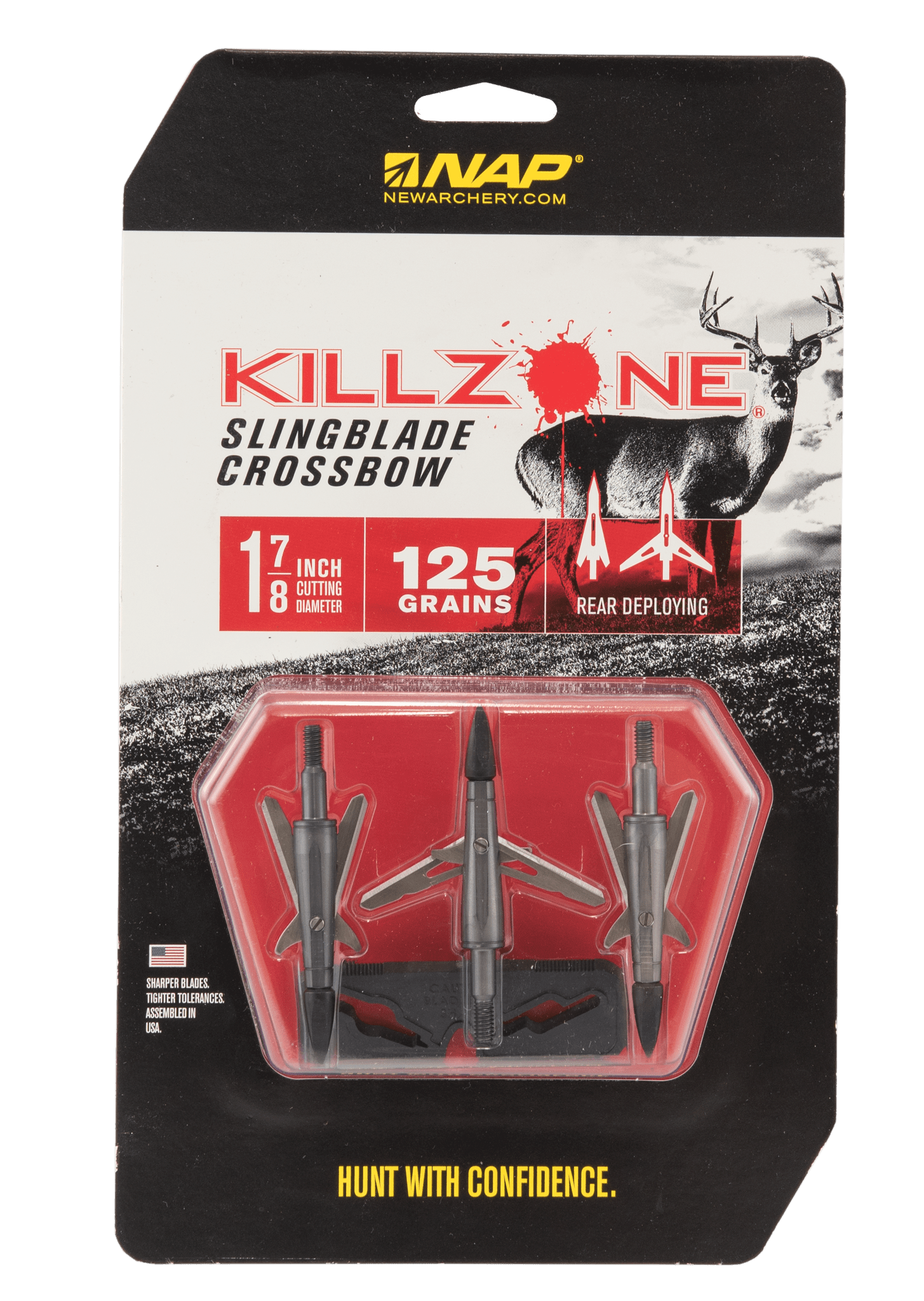 Bild von NAP - Slingblade 125 GR 2-Blatt Schraubspitzen 3er-Pack