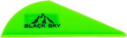 Bild von Bohning - Black Sky Vanes 2" Neon Grün 100er-Pack