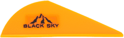 Image de Bohning - Black Sky Vanes 2" Neon Orange, pack de 100