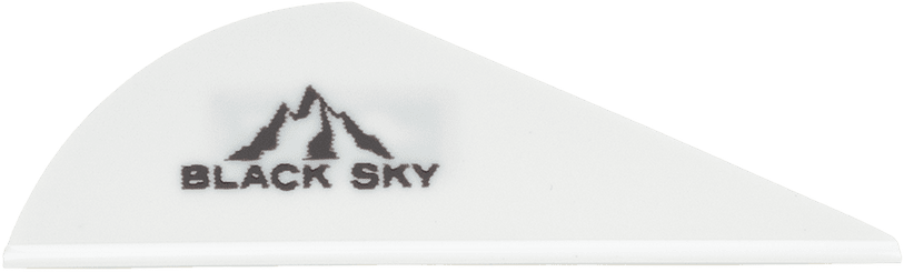 Bild von Bohning - Black Sky Vanes 2" Weiss 100er-Pack