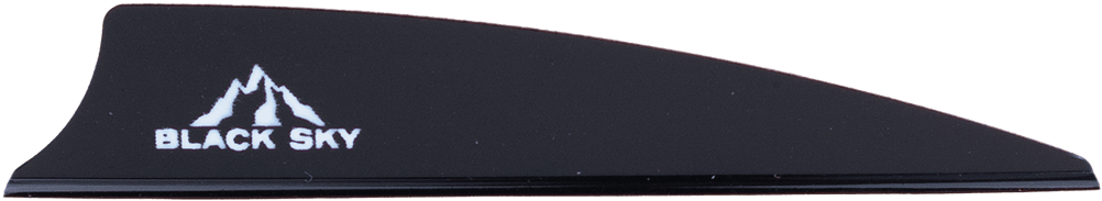 Immagine di Bohning - Black Sky Vanes 3" Shield Cut Schwarz 100er-Pack