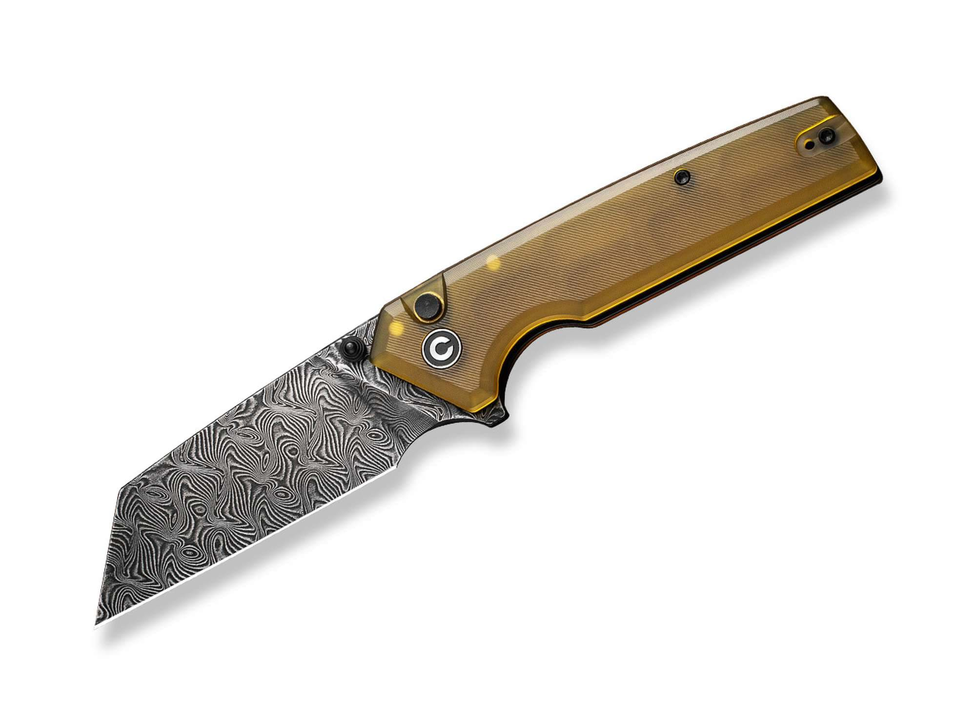 Bild von CIVIVI - Amirite 4 Reverse Tanto Ultem Amber Damascus