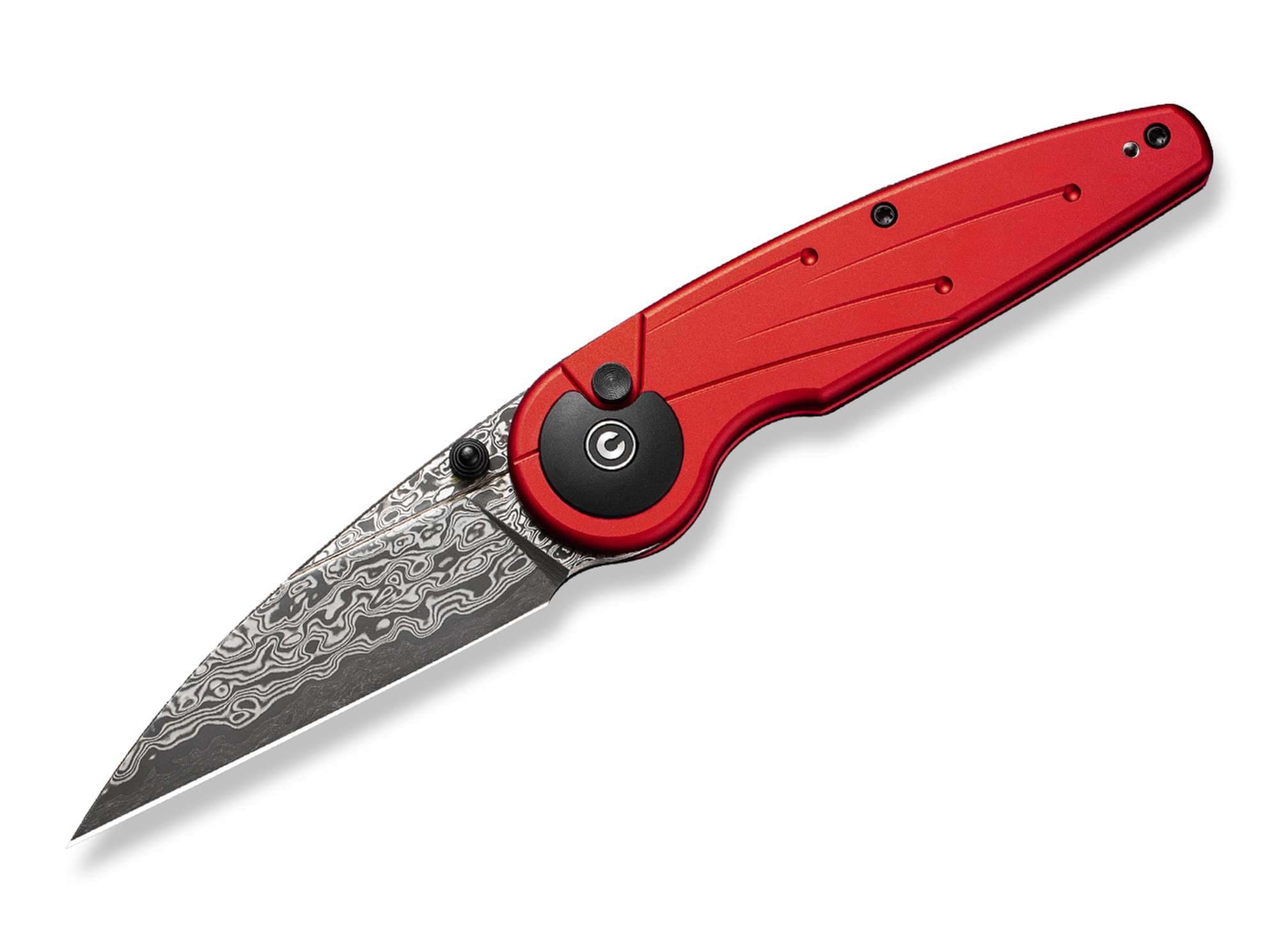 Bild von CIVIVI - Starflare Aluminum Red Damascus
