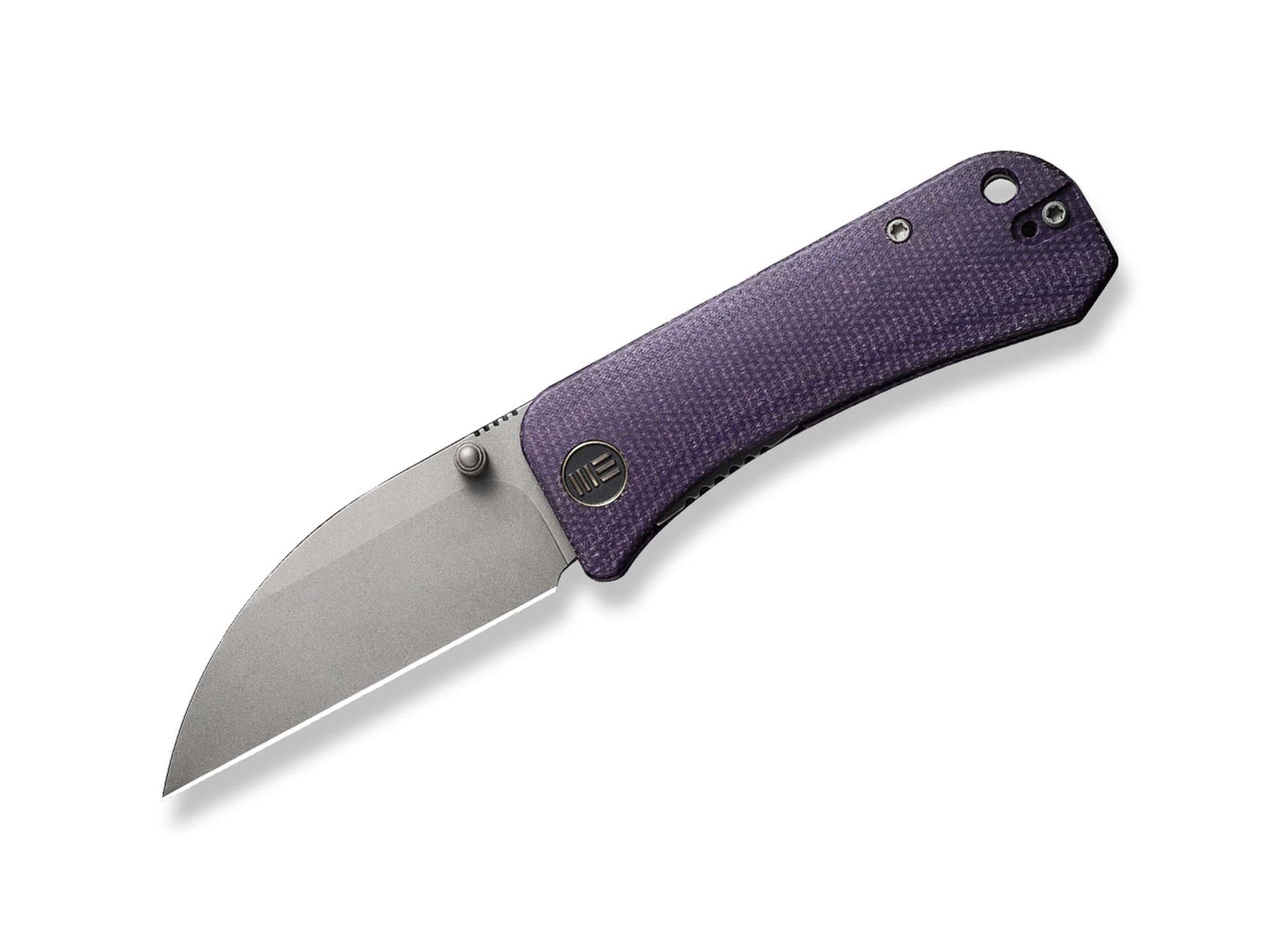 Immagine di WE Knife - Banter Wharncliffe Canvas Micarta Purple