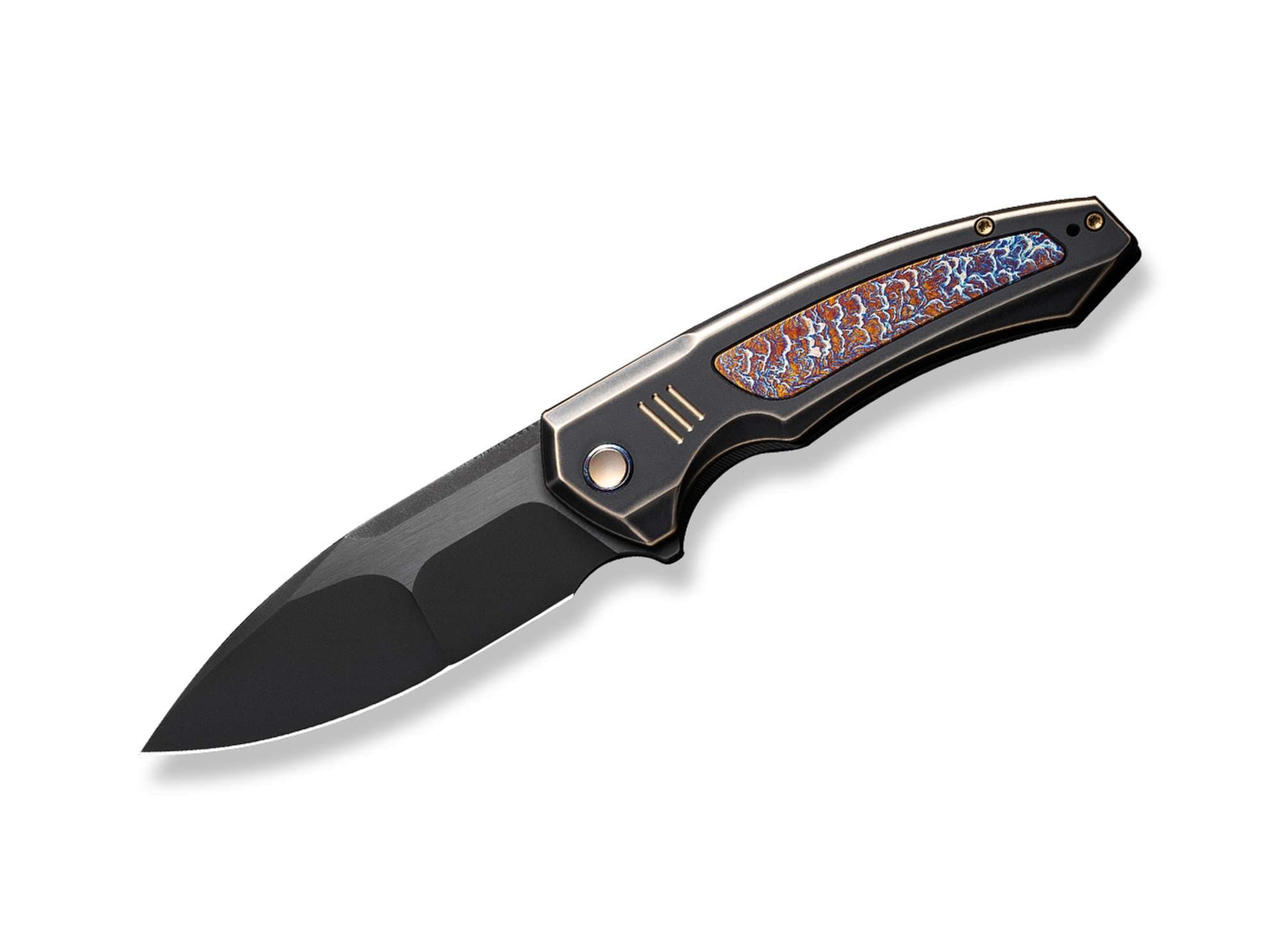 Bild von WE Knife - Hyperactive Vanax Titanium Bronze & Black Flamed