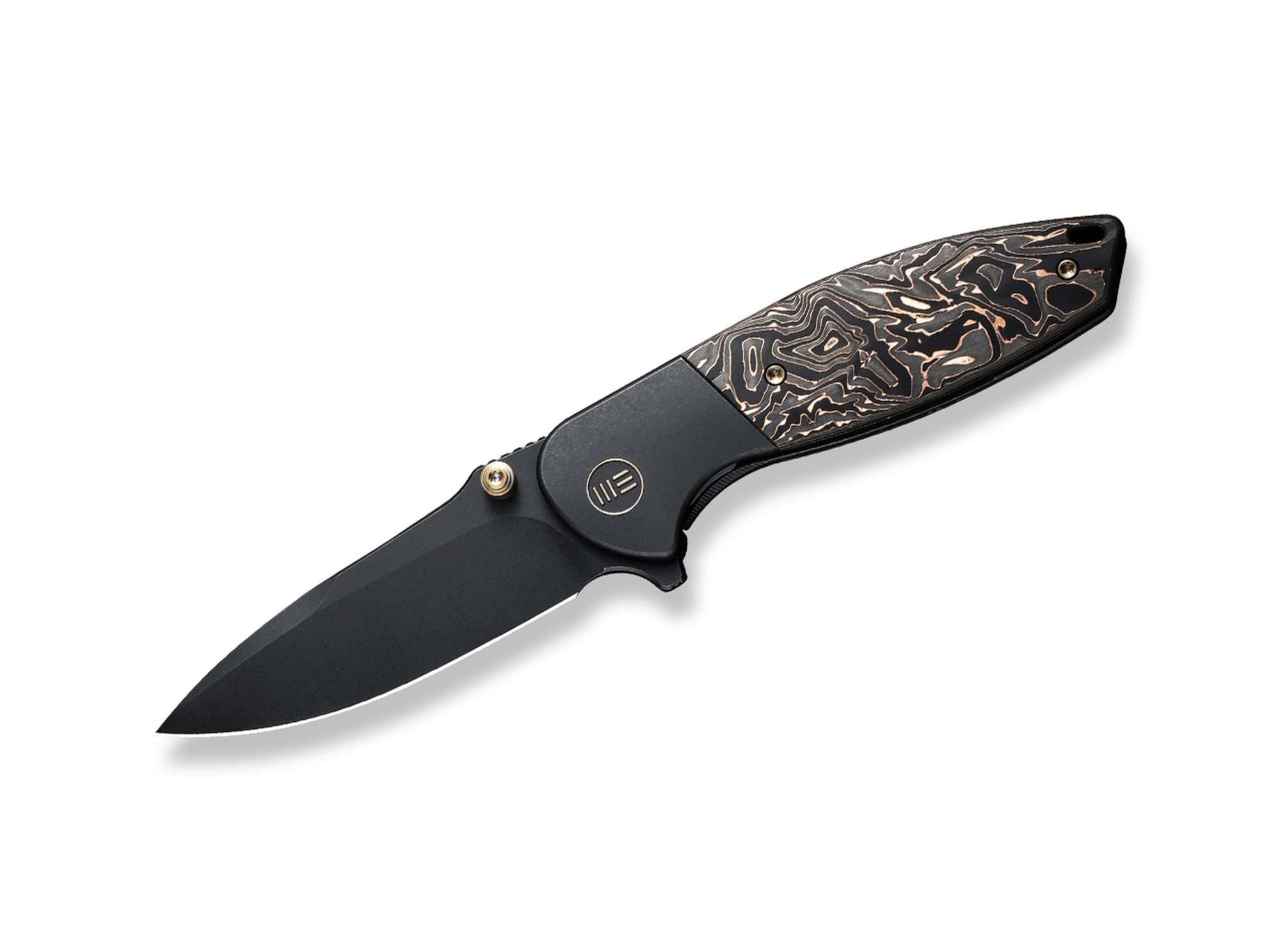 Bild von WE Knife - Nitro Mini Black Titanium Copper Foil Carbon