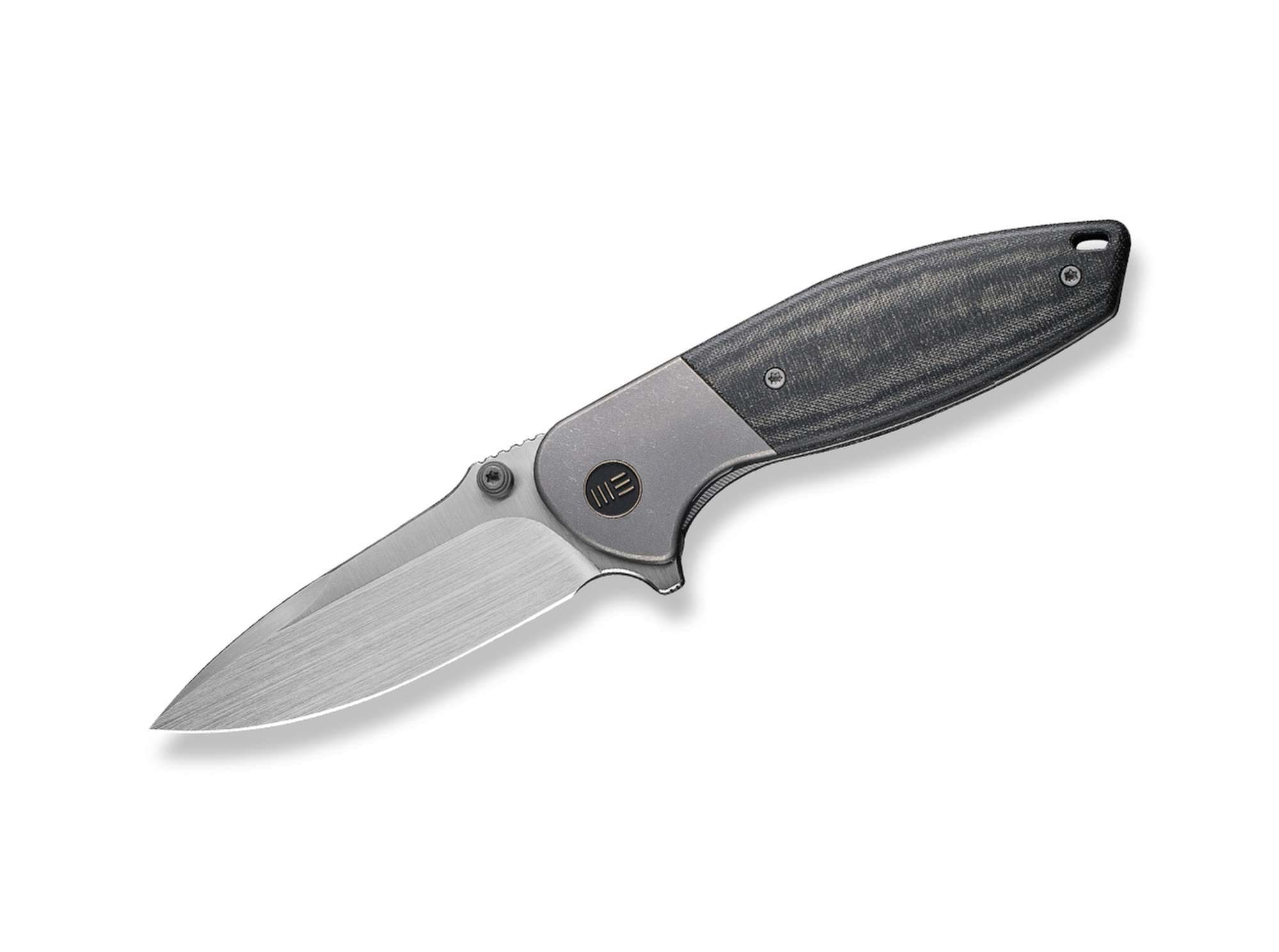Bild von WE Knife - Nitro Mini Grey Titanium Micarta Black