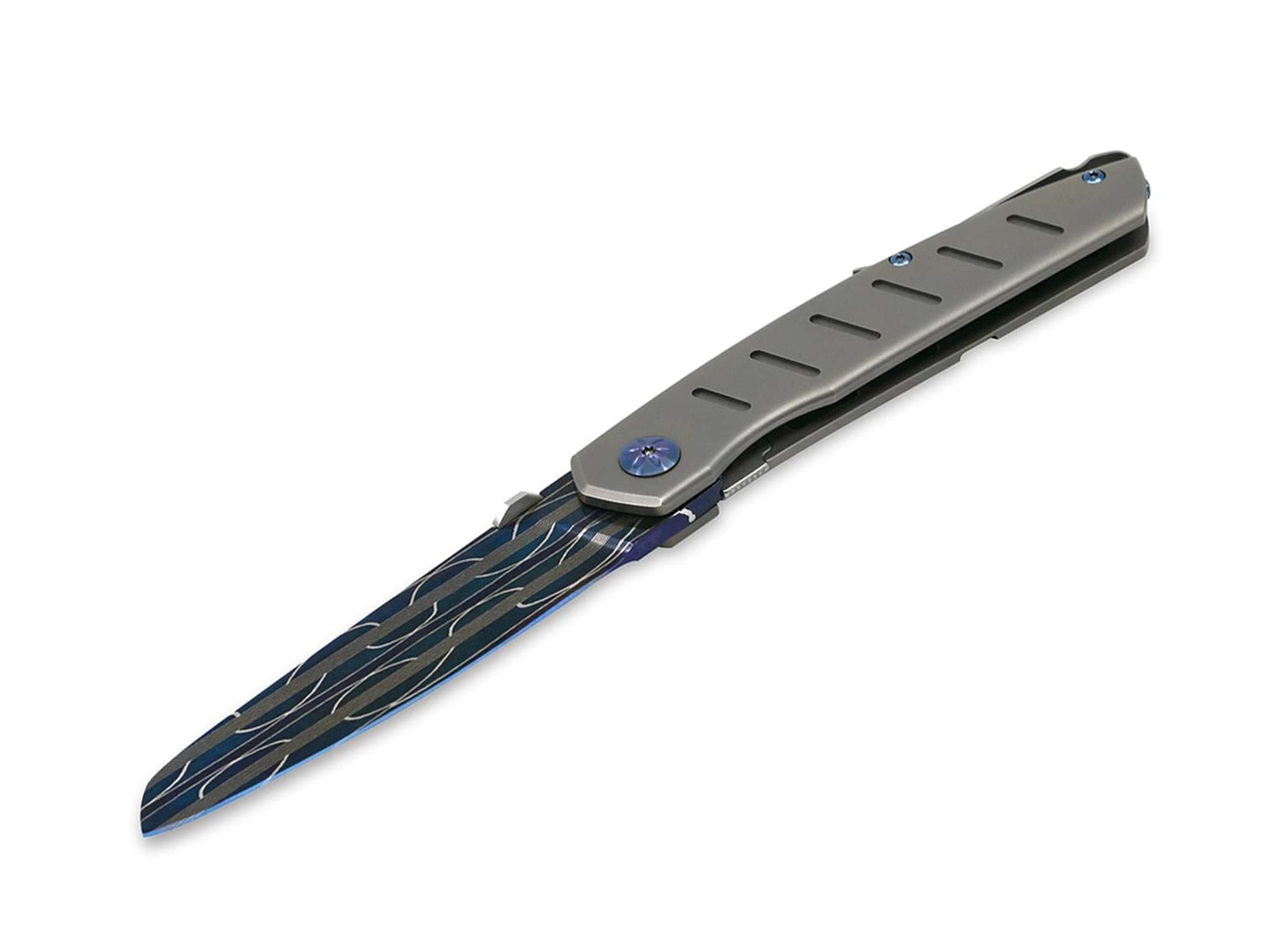 Bild von Maserin - AM-6 Sport Knife Damascus Titanium