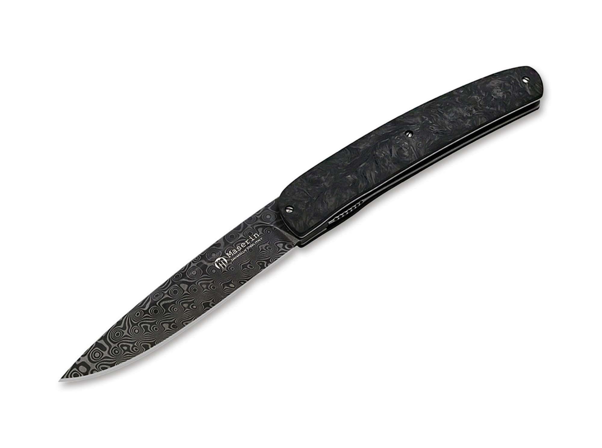 Bild von Maserin - Gourmet Knife Damascus CF Black