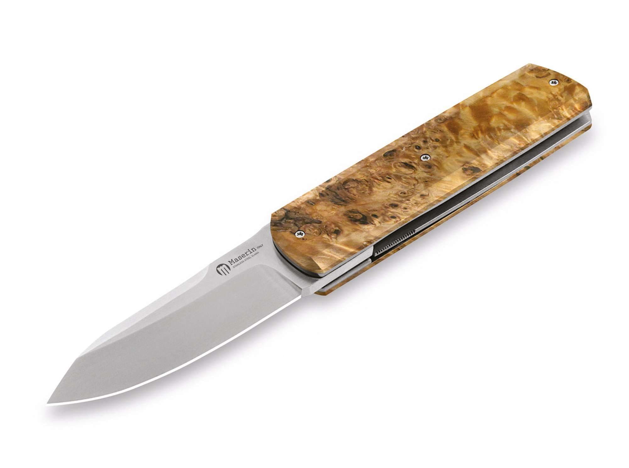 Immagine di Maserin - Silver Sport Knife Dyed Poplar Wood