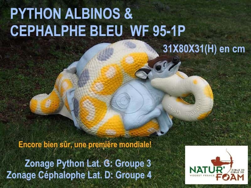 Immagine di Natur Foam - Albino Python & Cephalophus Blu