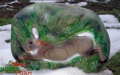 Picture of Natur Foam - Blocktarget with Rabbit