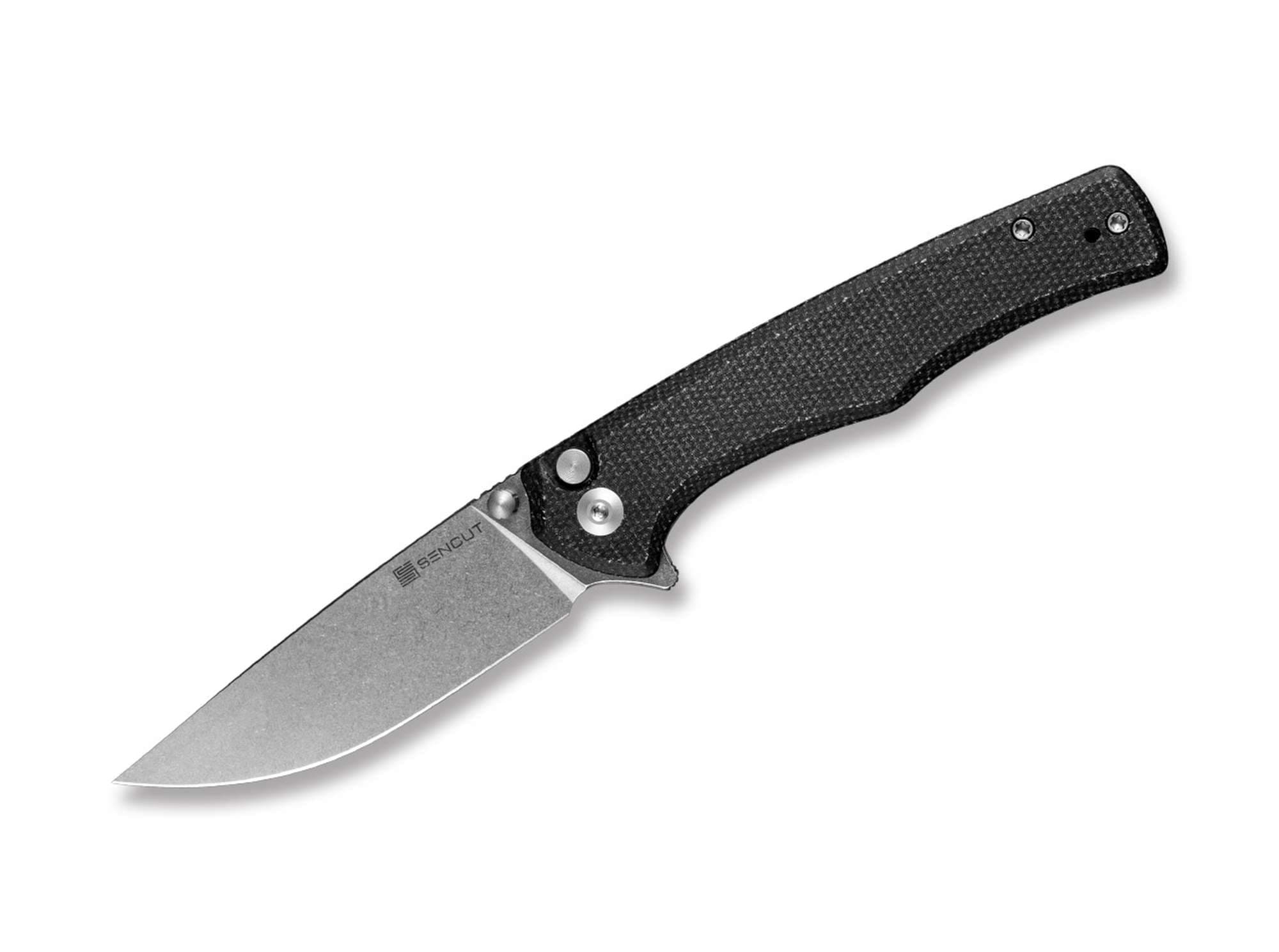 Picture of SENCUT - Crowley Micarta Black