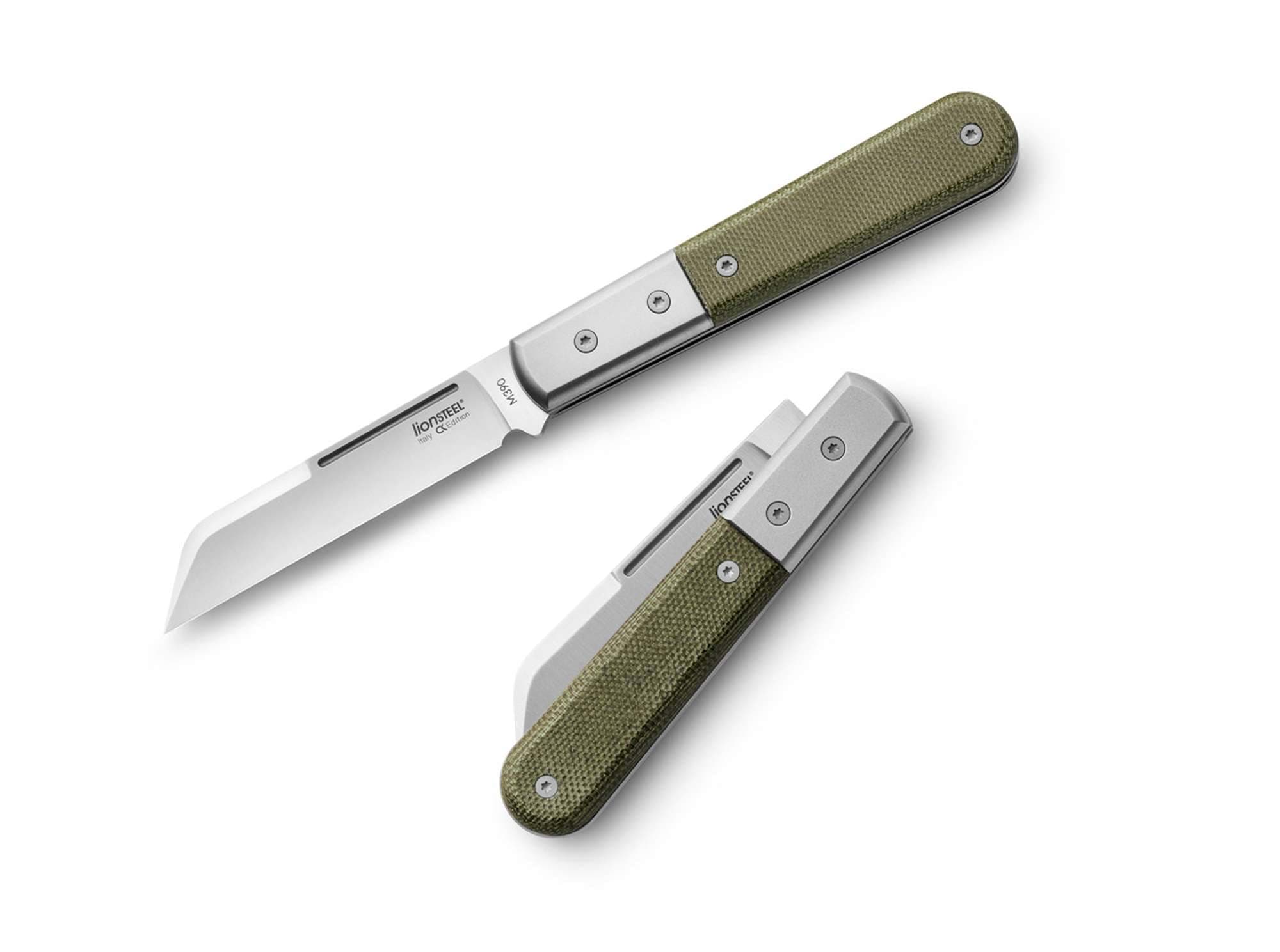Bild von LionSteel - Dom Barlow Canvas Micarta Green