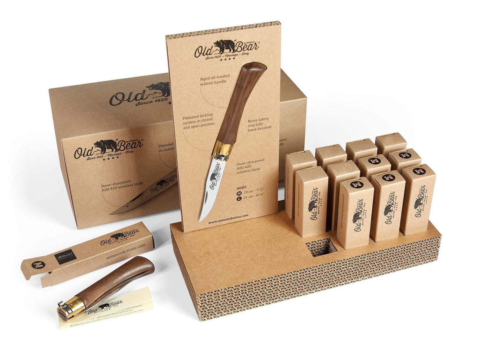 Bild von Old Bear - L & M Walnuss Display Set