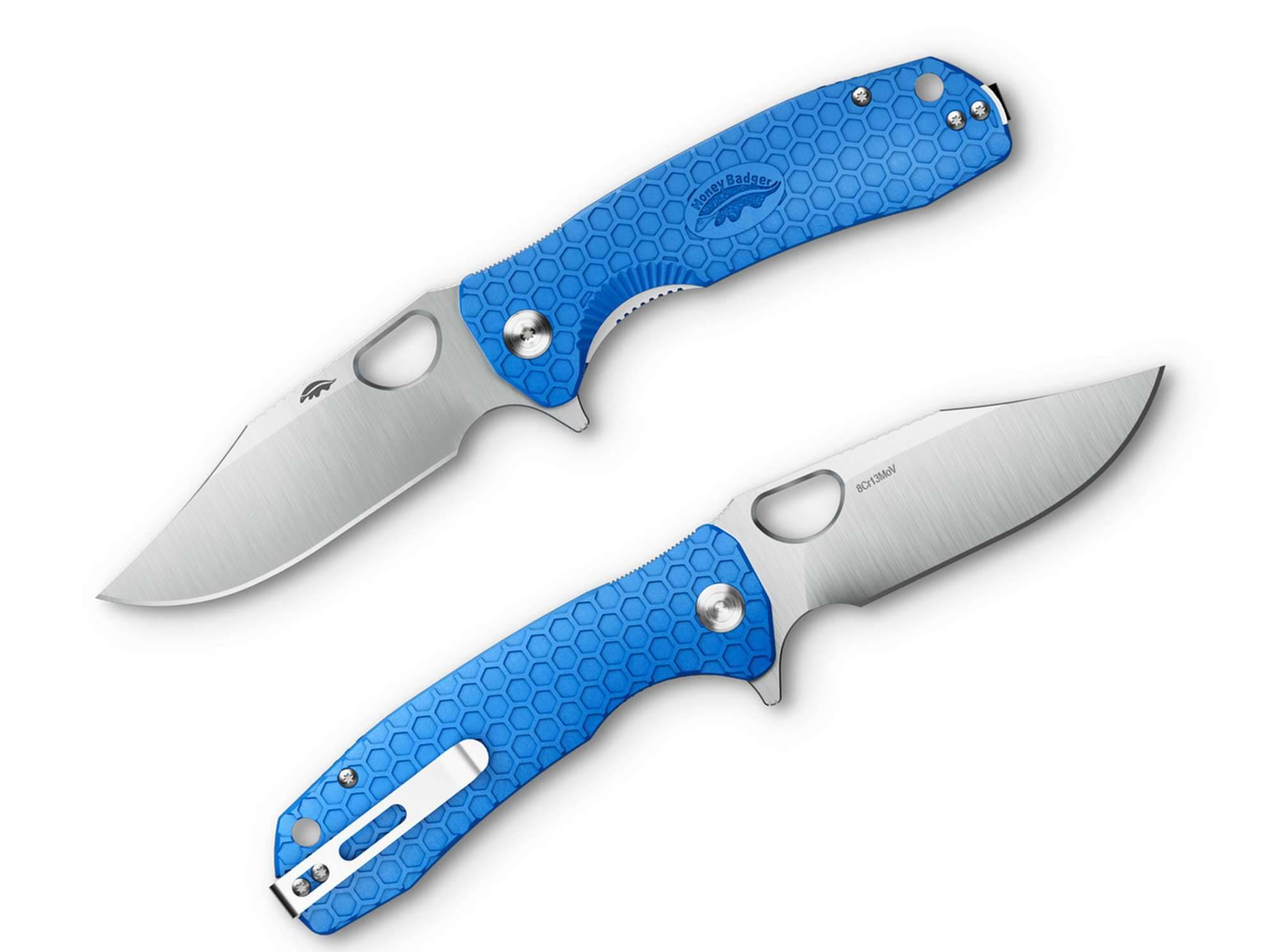 Bild von Honey Badger - Clippoint Medium Blue