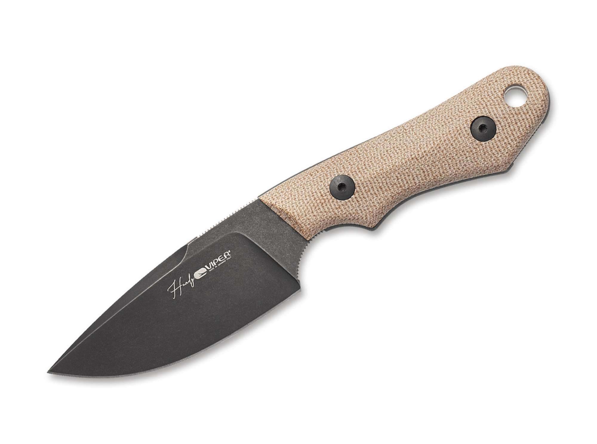Picture of Viper - Handy Dark Canvas Micarta Natural