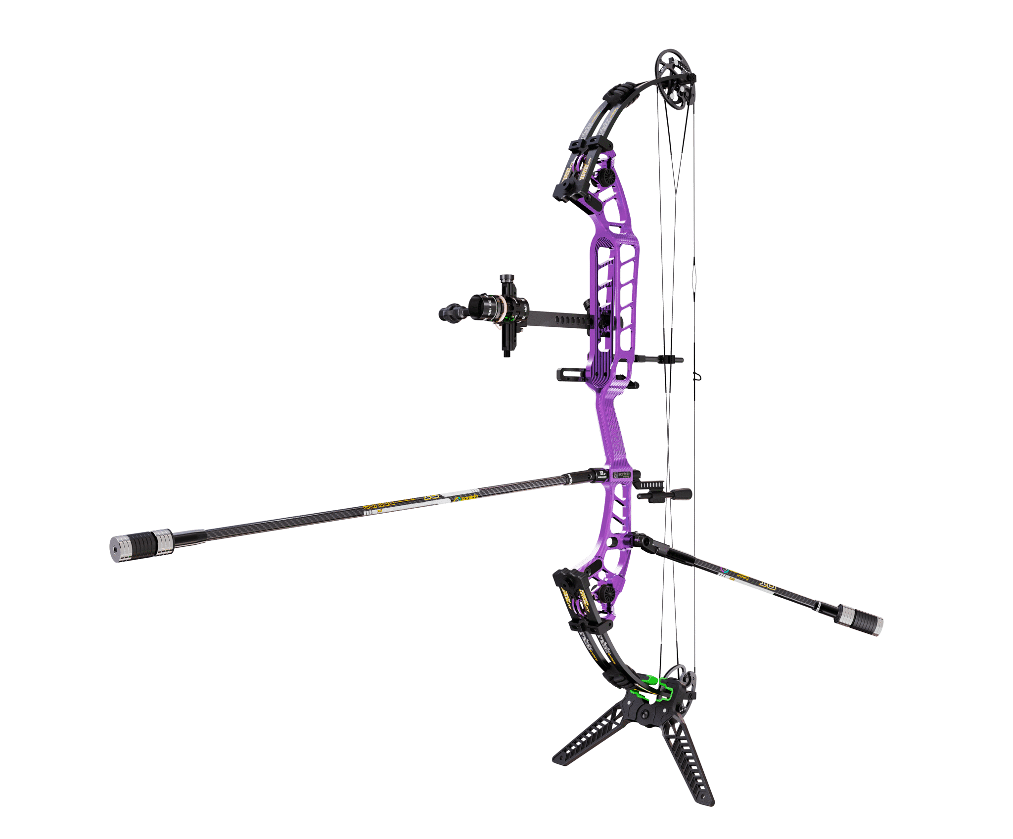Bild von Sanlida - Hero 10 II Advanced Set RH 30-40 lbs 24.5-27" Purple