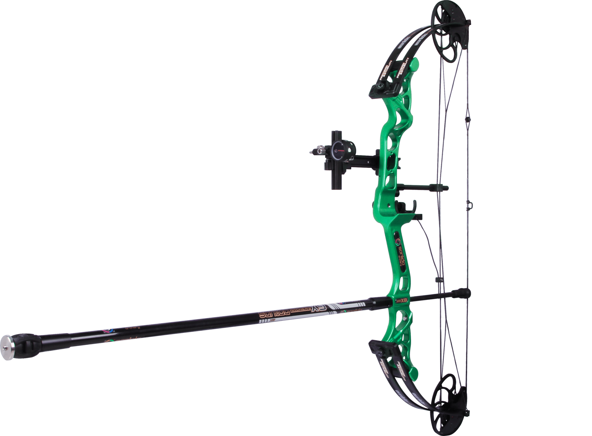 Bild von Sanlida - XS Hero X8 Set RH 7-35 lbs 16.5-29" Green