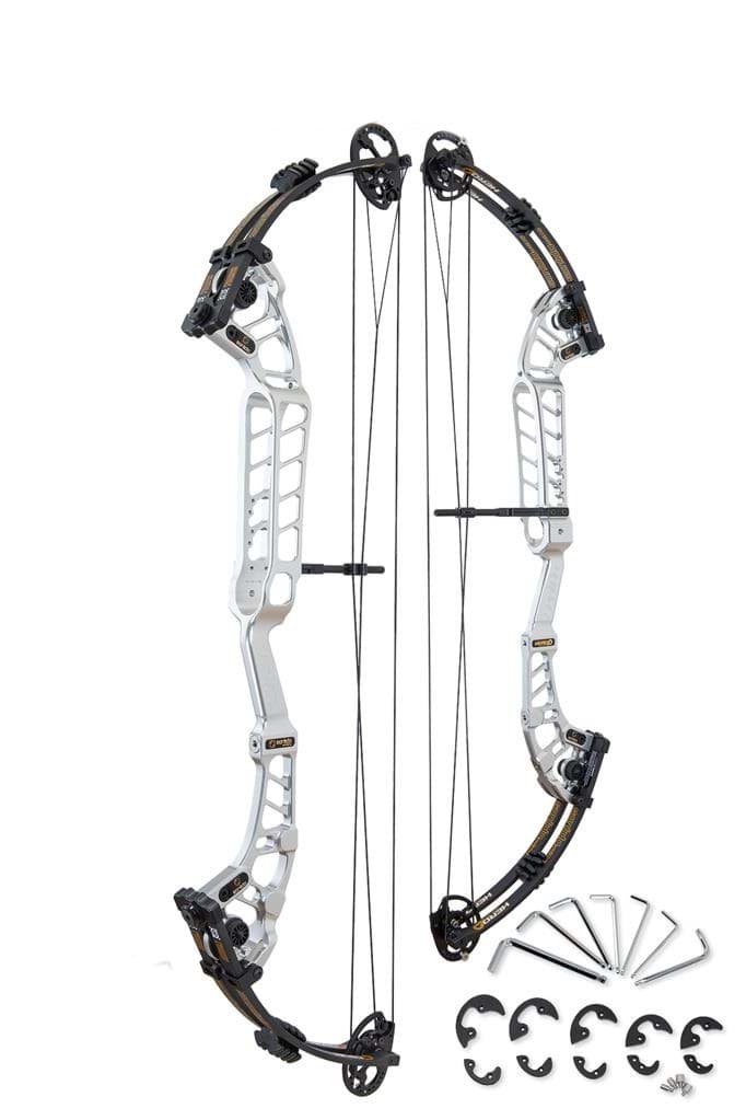 Bild von Sanlida - Hero X10 50-60 lbs 27-29.5" RH Anodized Silver