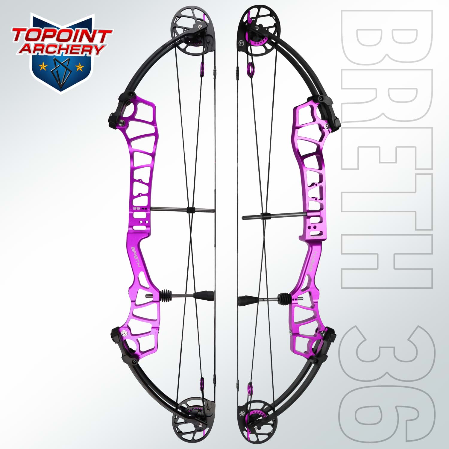 Bild von Topoint - Breth 36 XL 30-40 lbs 26-30" RH Anodized Purple