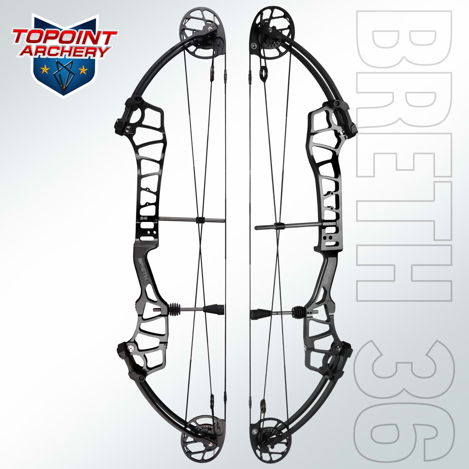Bild von Topoint - Breth 36 XL 40-50 lbs 26-30" RH Anodized Black