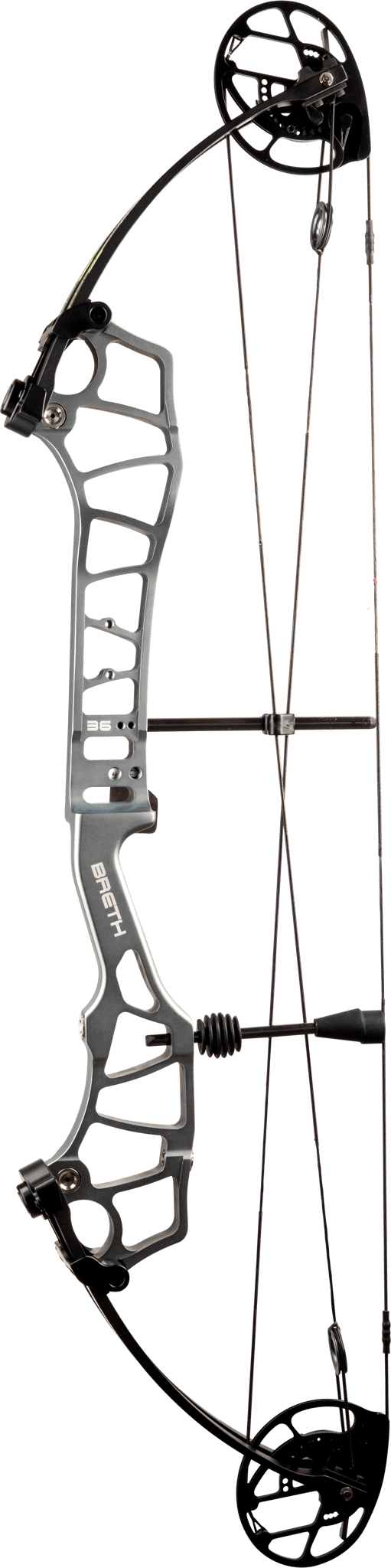 Bild von Topoint - Breth 36 XL 50-60 lbs 26-30" LH Anodized Smoke