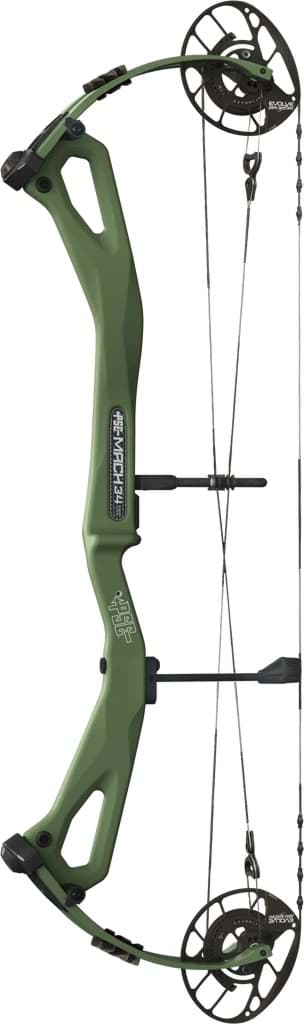 Bild von PSE - Mach 34 Carbon S2 LH 60-70 lbs 26.5-30.5" Green