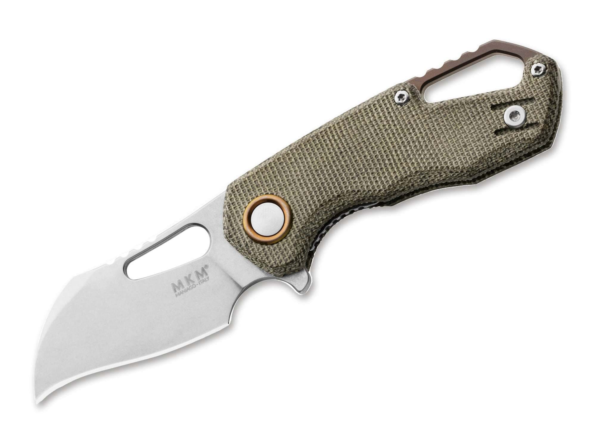 Image de MKM - Isonzo M390 Hawkbill Micarta Vert