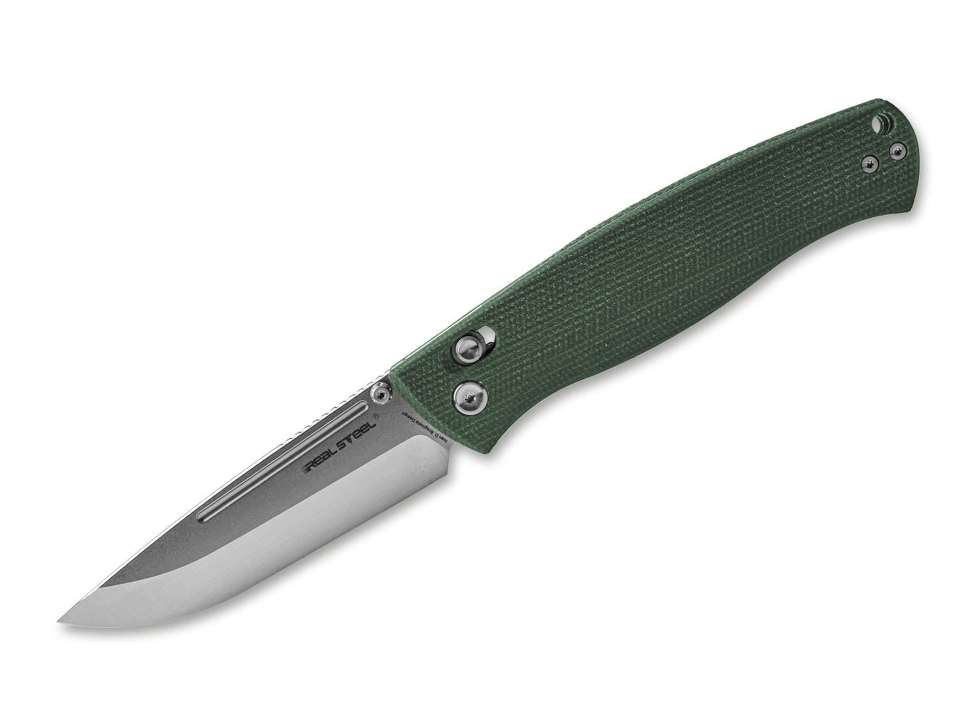 Bild von Real Steel - Pathfinder Folder Micarta Green