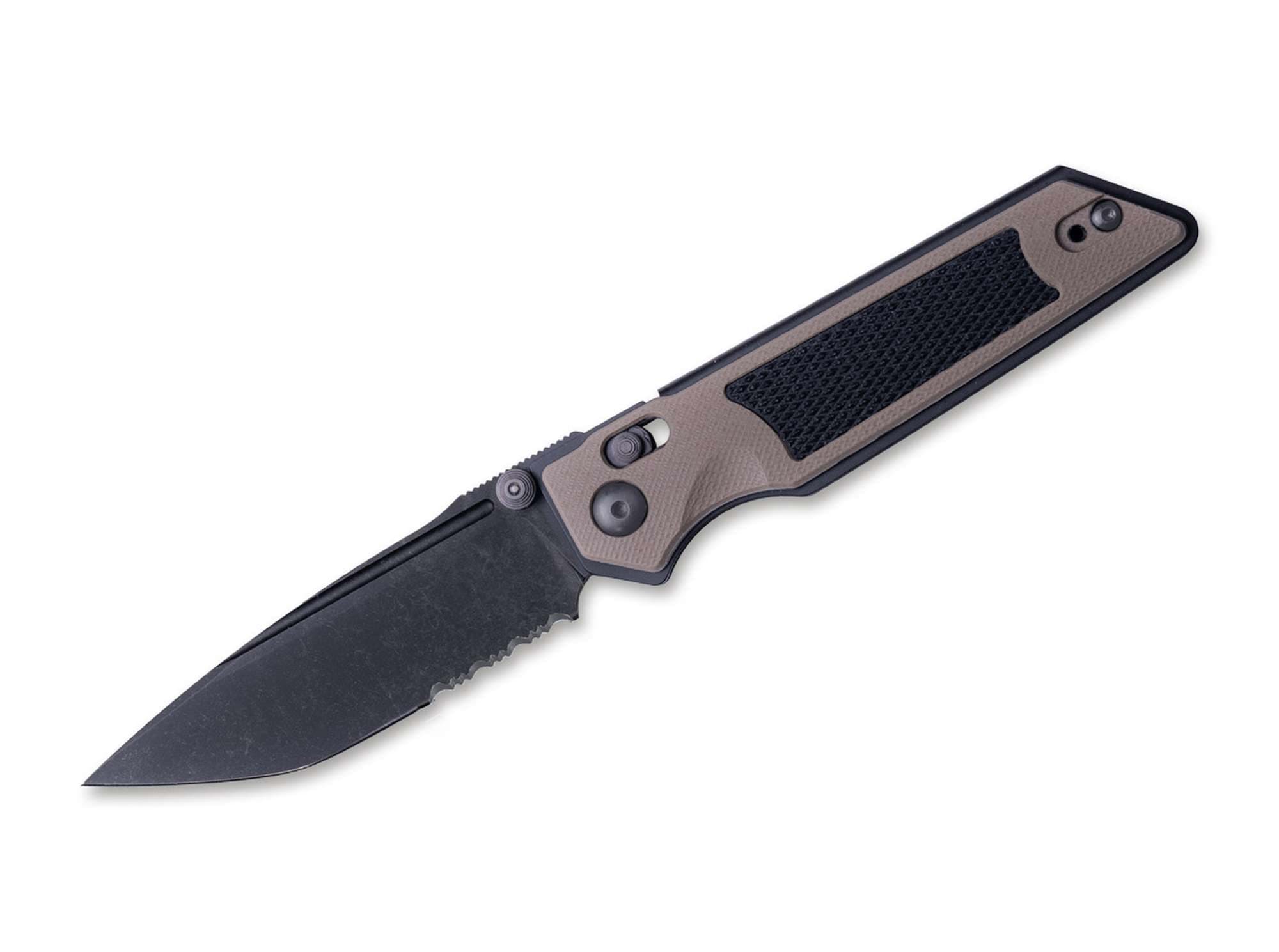 Image de Real Steel - Sacra TAC Serrated G10 Coyote & Black