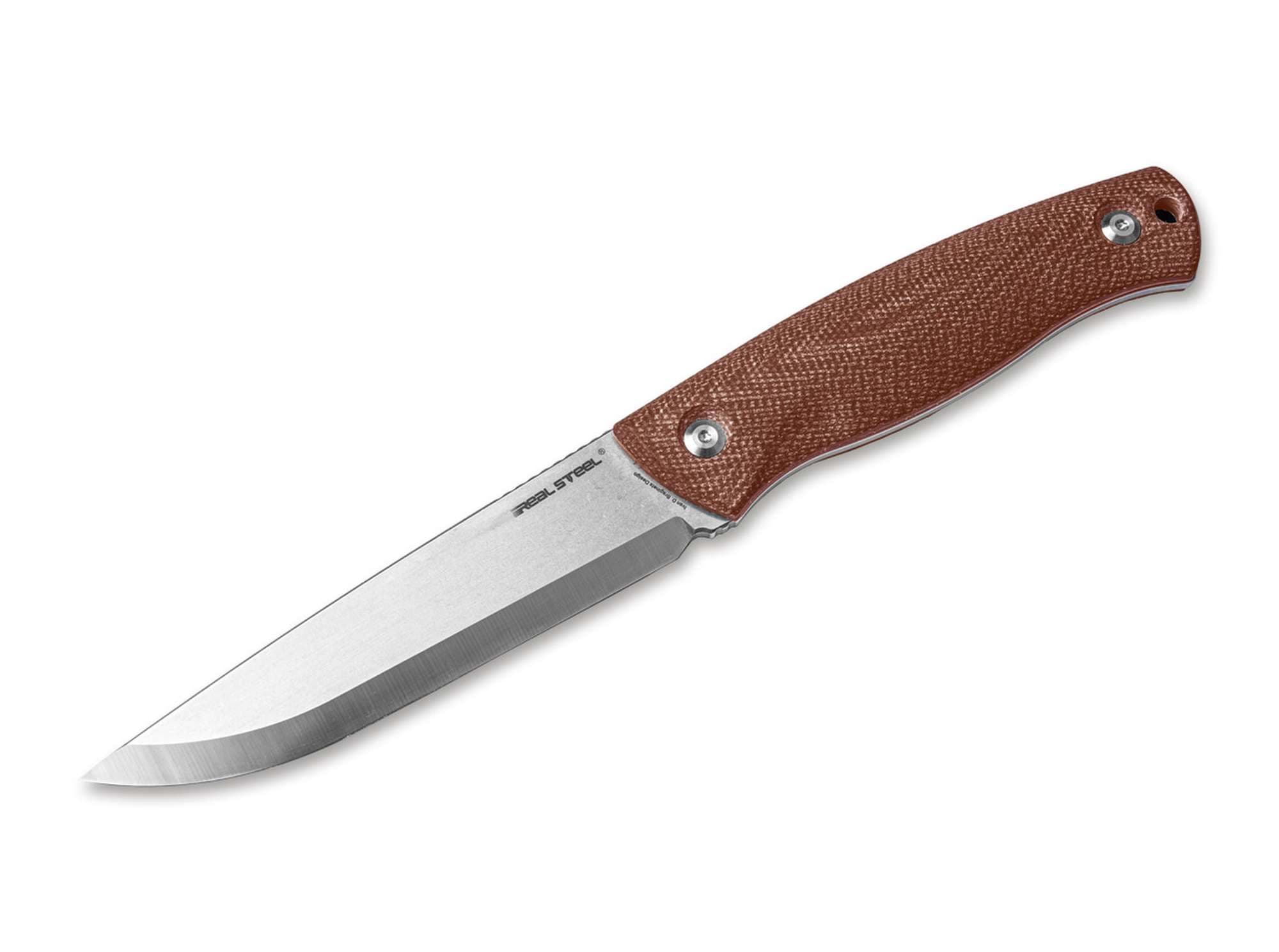 Bild von Real Steel - Pathfinder Fixed Micarta Brown