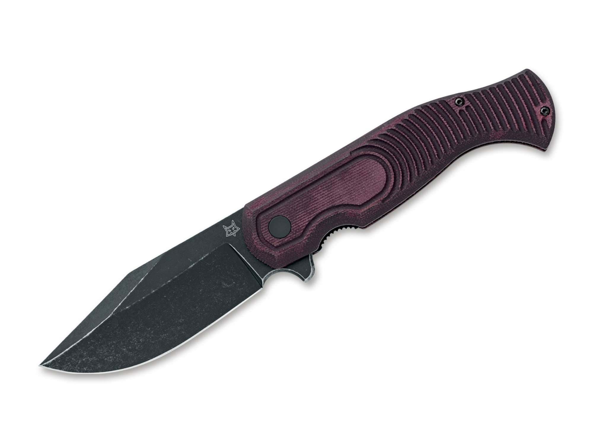 Picture of Fox Knives - East Wood Tiger Micarta Burgundy
