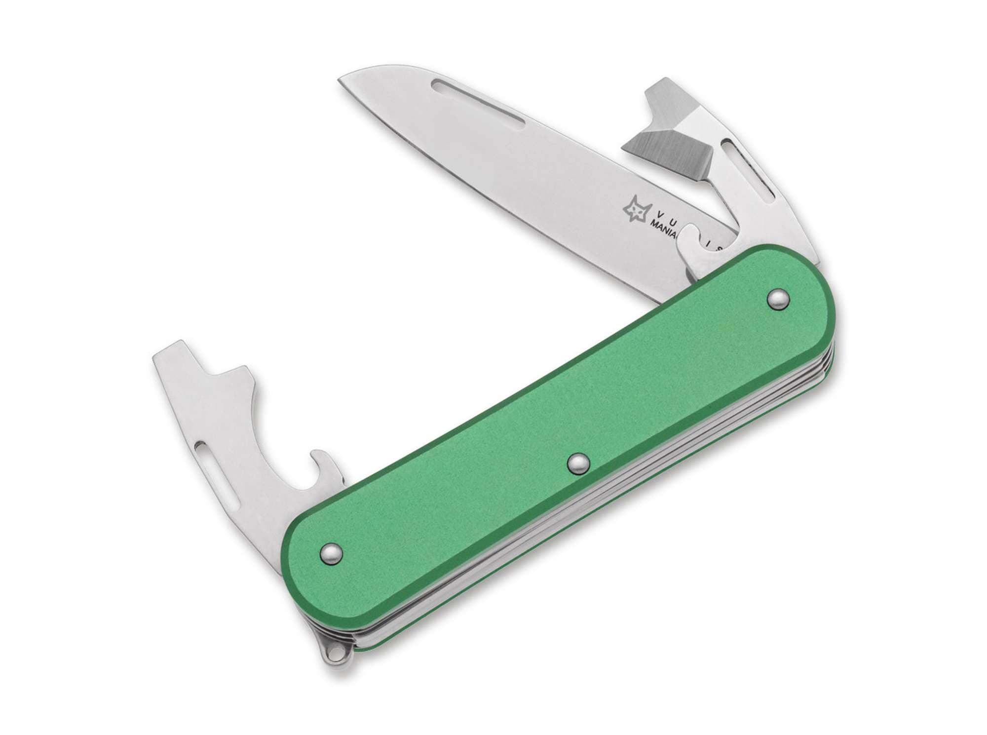 Bild von Fox Knives - Vulpis 130-3 Aluminum OD Green