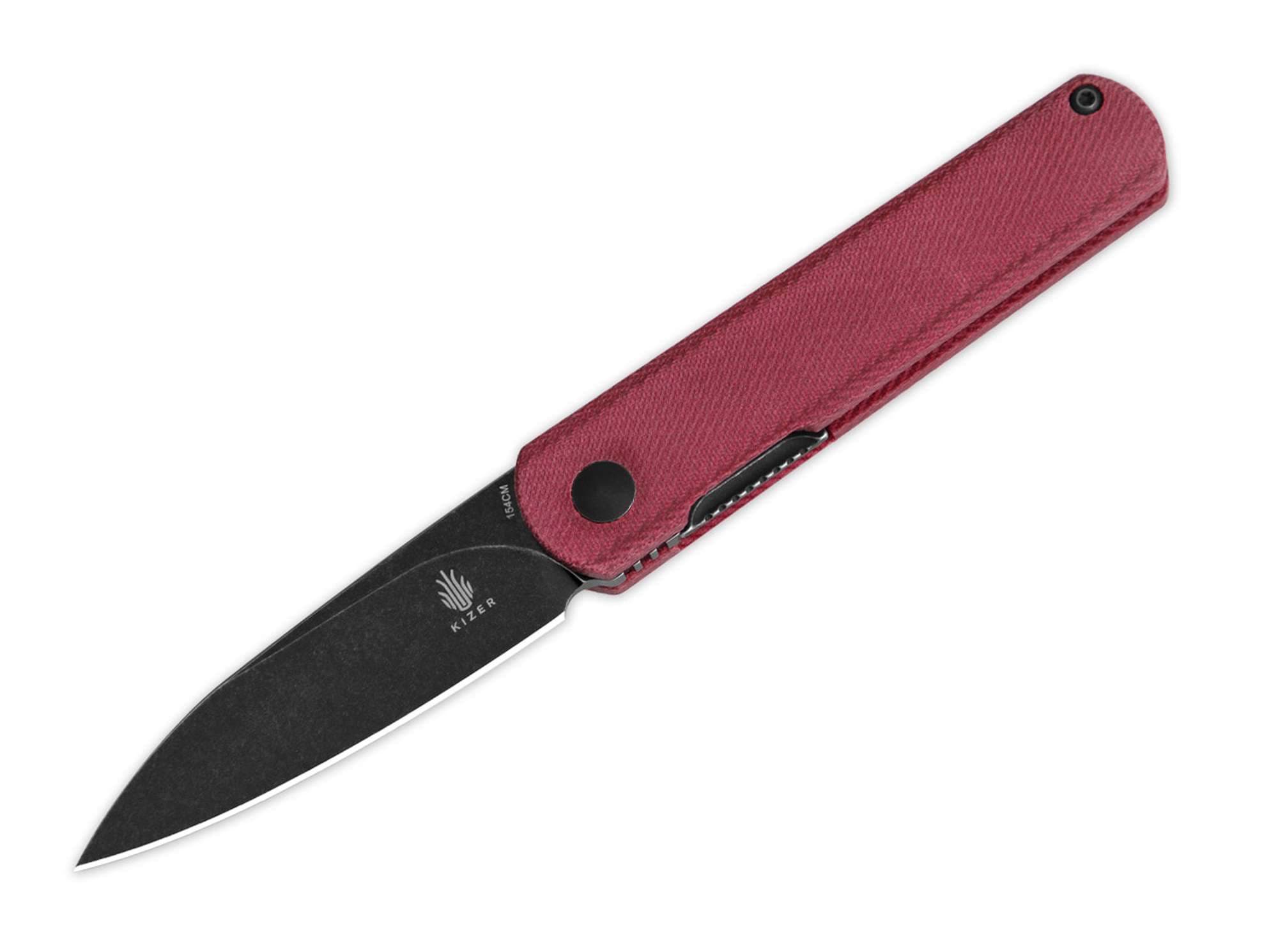 Picture of Kizer - Feist Denim Micarta Red