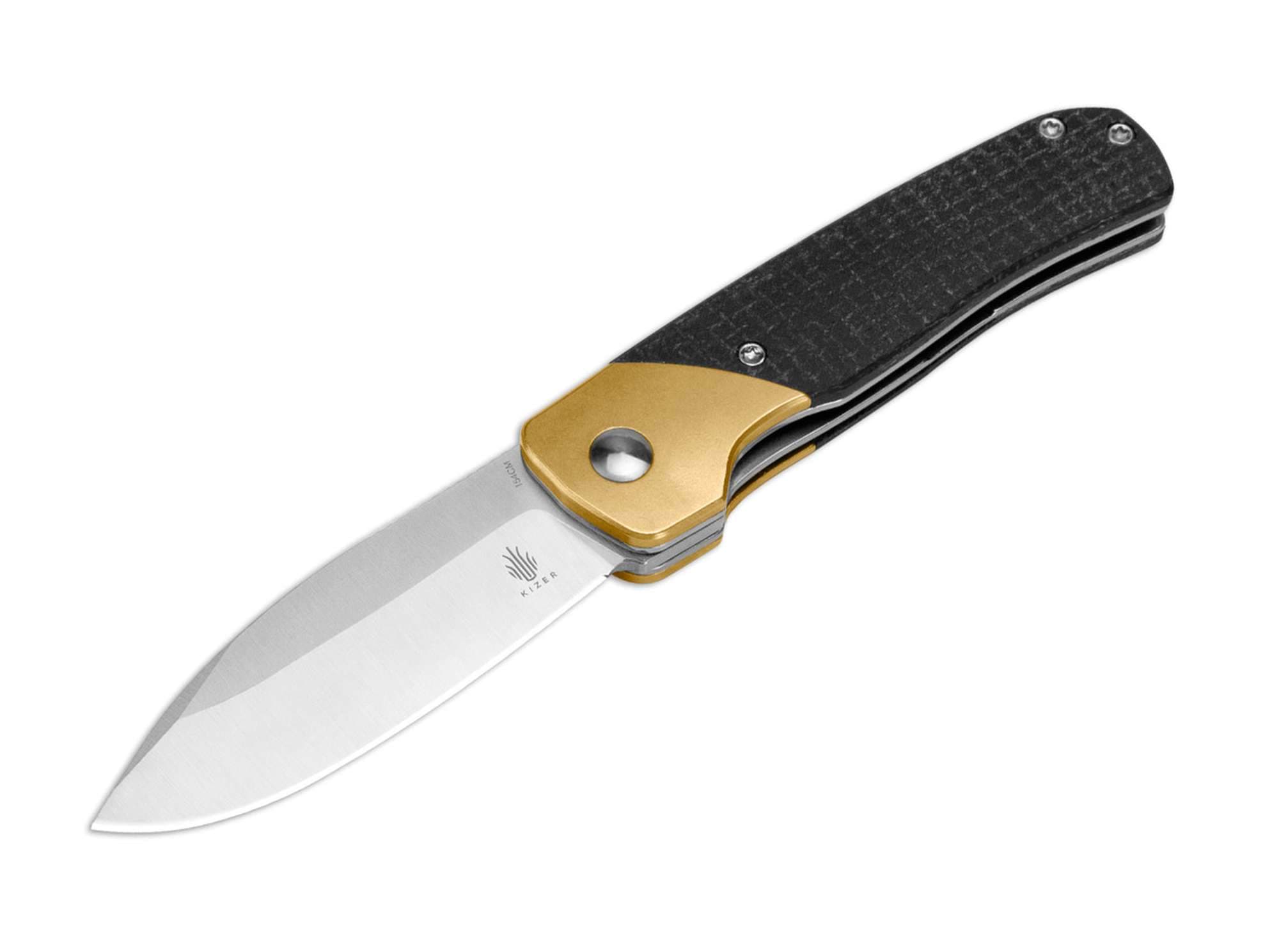 Bild von Kizer - Gravel Brass Micarta Black