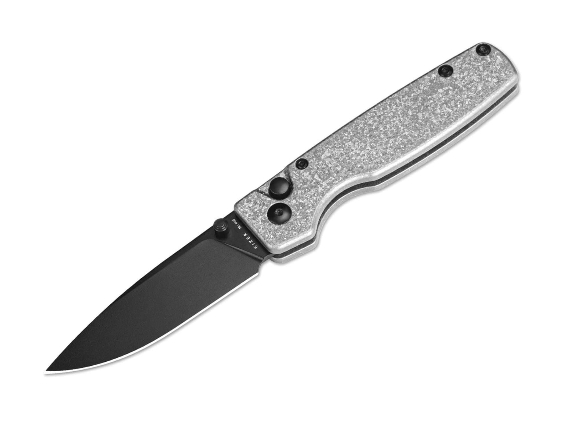 Picture of Kizer - Original XL Snowflake Titanium Button Lock