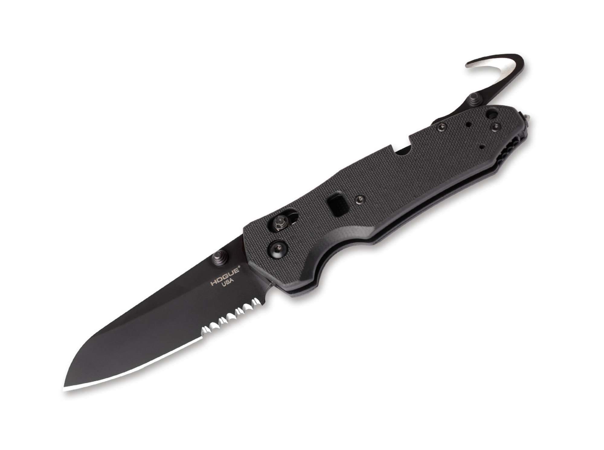 Bild von Hogue - Trauma First Response Tool 3.4 G10 Solid Black Serrated