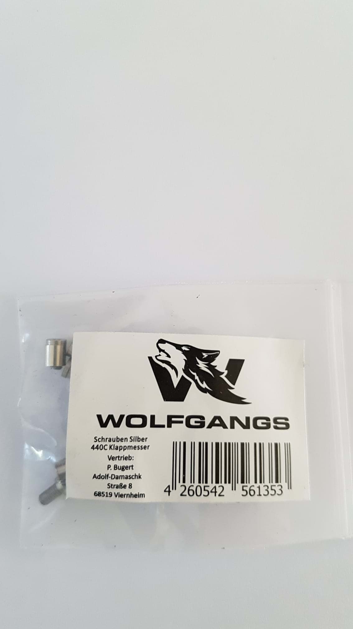 Bild von Odenwolf - Ersatzschrauben Silver 440 C Taschenmesser