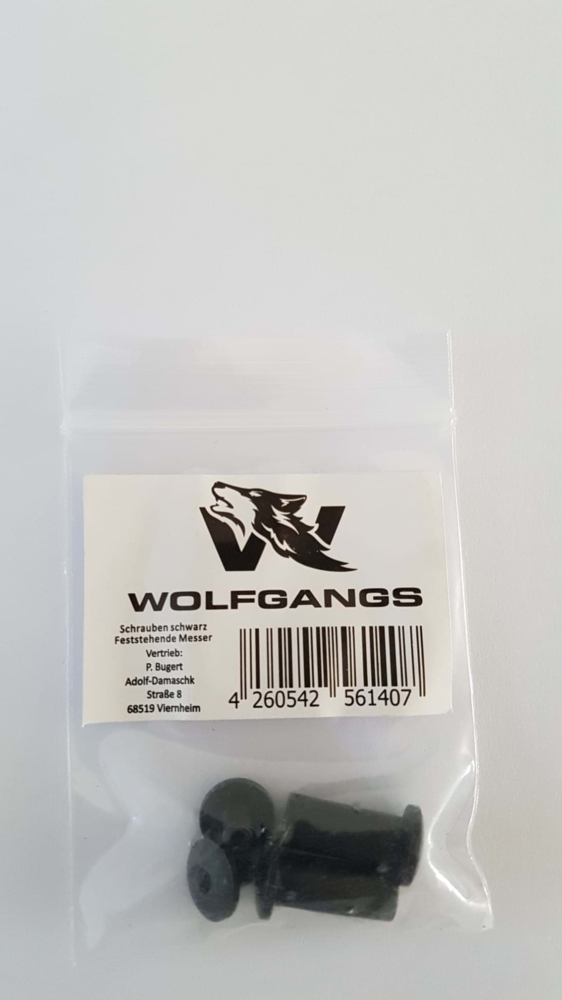 Bild von Odenwolf - Ersatzschrauben Black Feststehende Messer