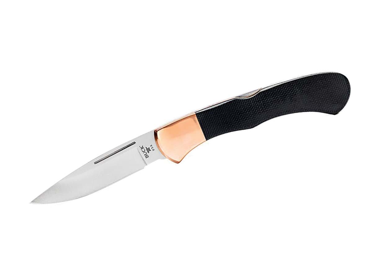 Bild von Buck Knives - Bucklock Black Canvas Micarta Limited Edition