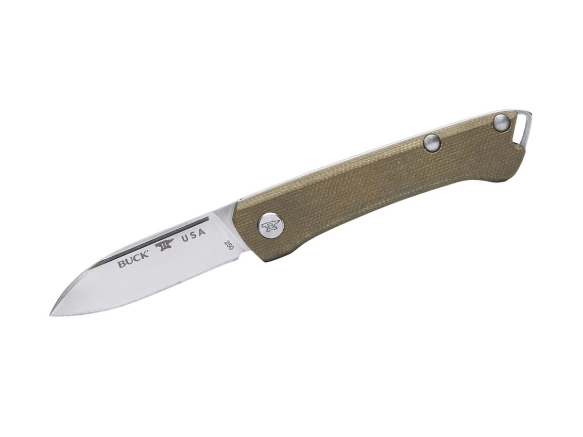 Picture of Buck Knives - Saunter Drop Green Micarta