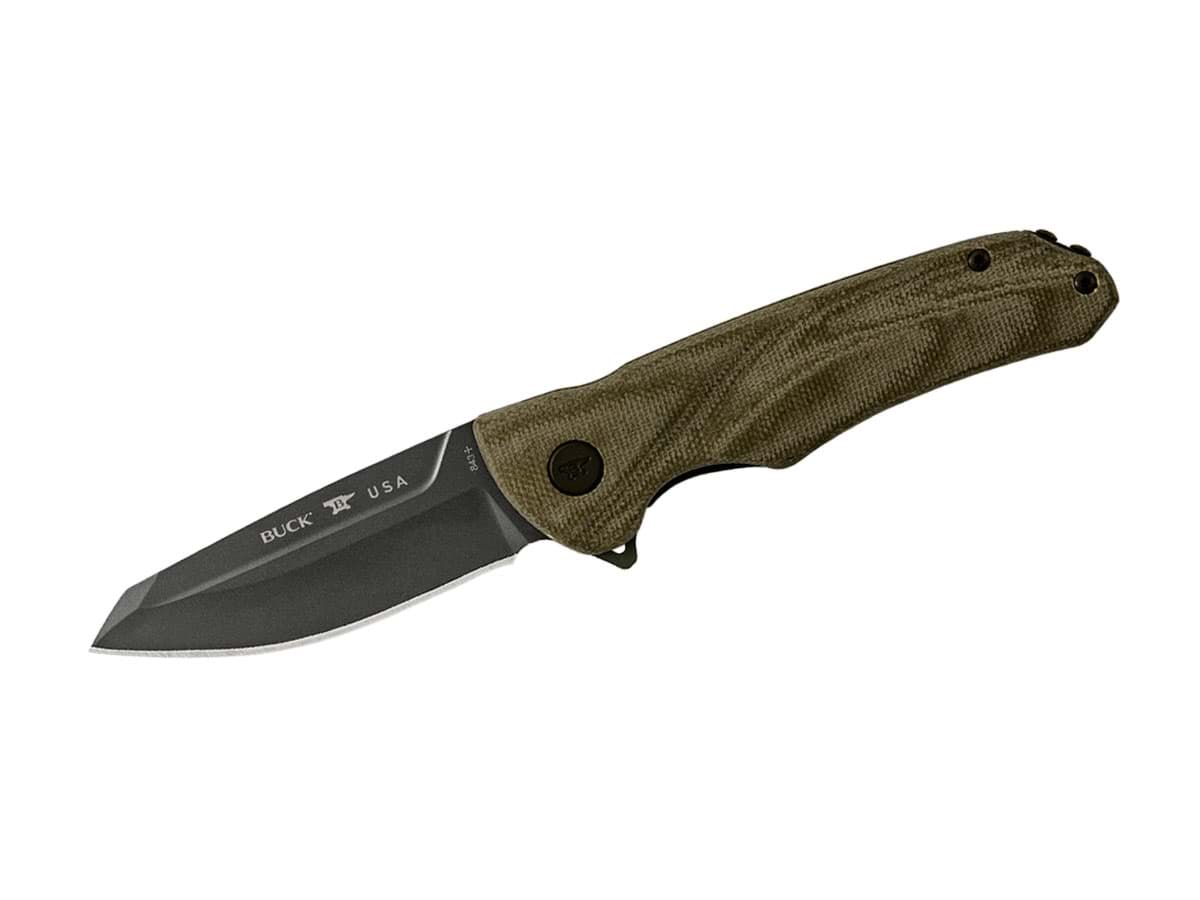 Bild von Buck Knives - Sprint Ops Pro Green Canvas Micarta S30V