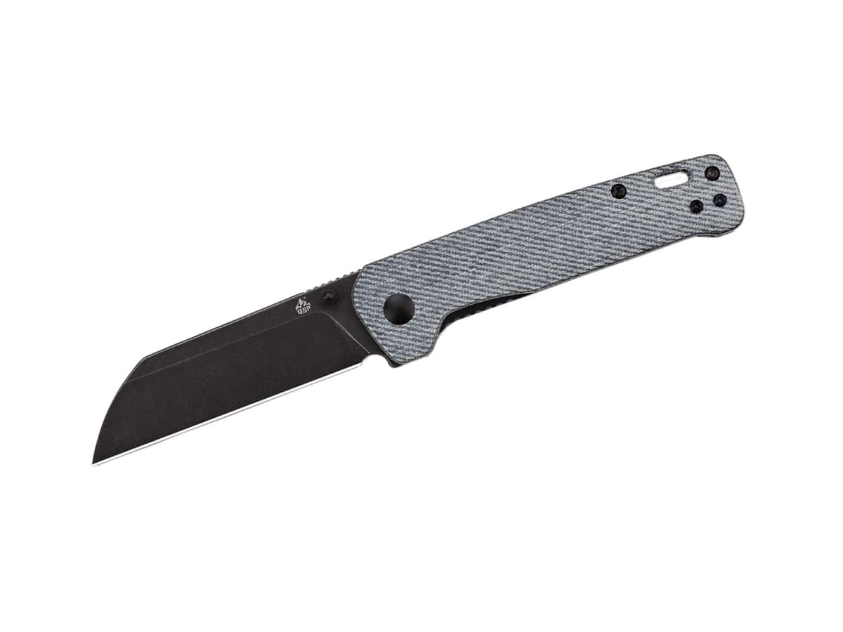 Bild von QSP Knife - Penguin Micarta Stonewash Denim Blue