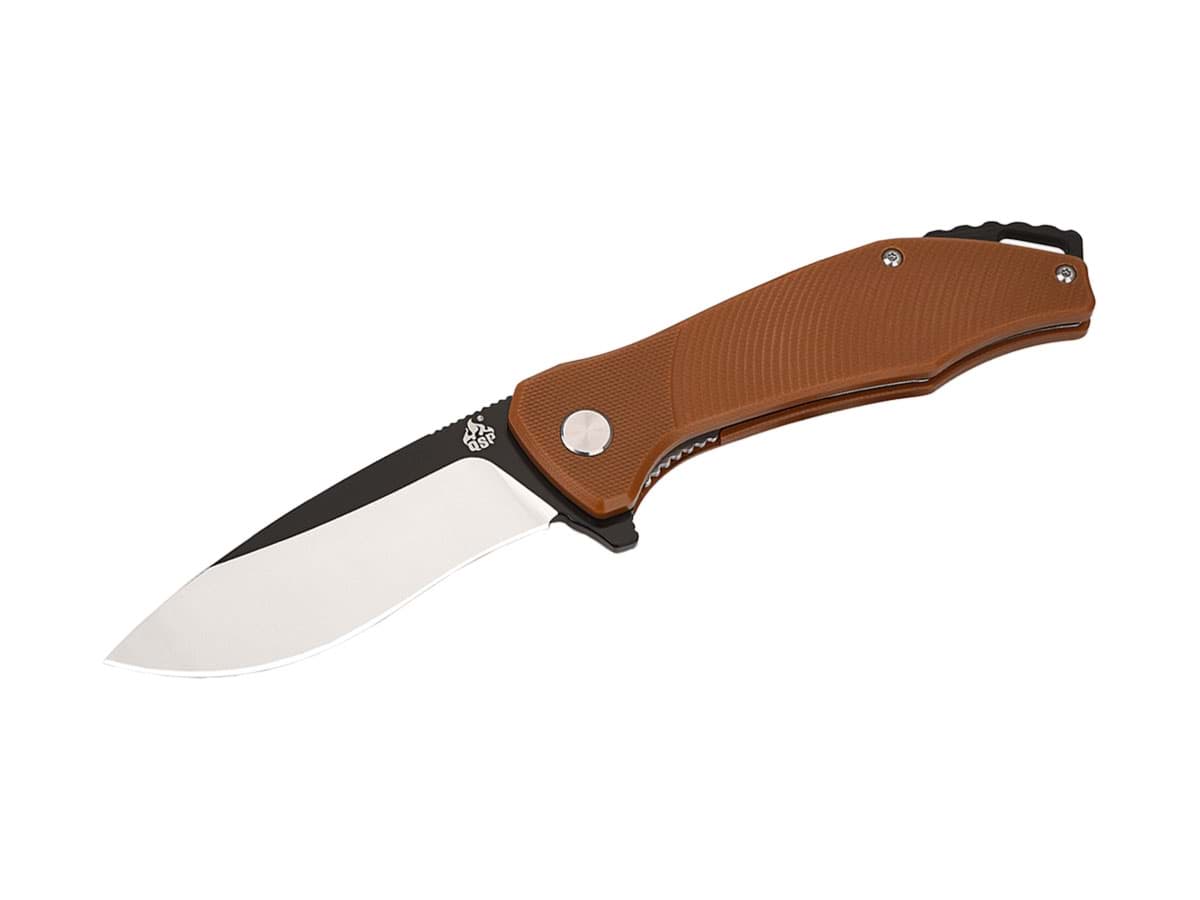 Immagine di QSP Knife - Raven G-10 D2 Brown